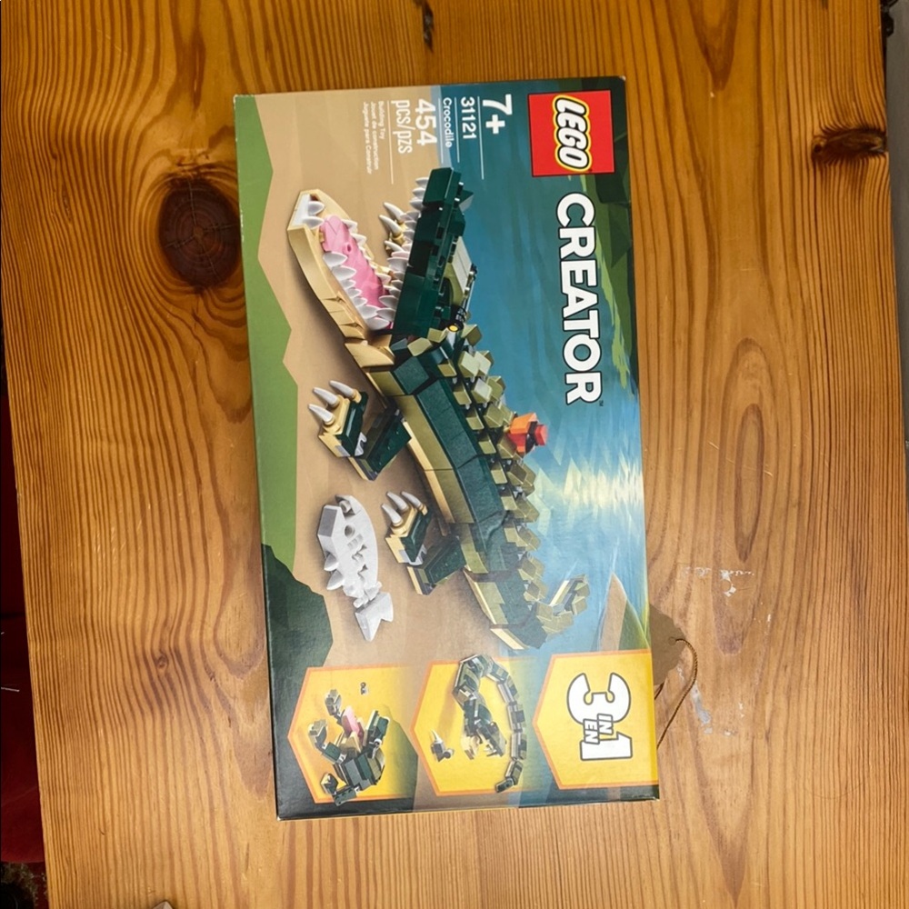 Lego Green and White Building Blocks Set